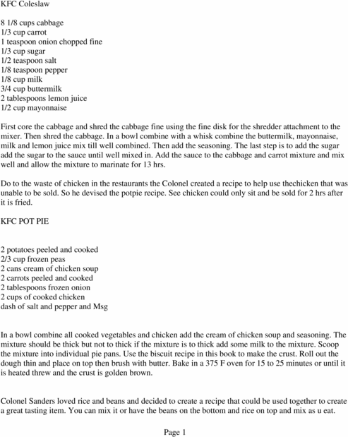 Product picture KFC Recipes - Download 